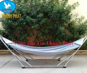 Hammock arranged for you to sleep gold