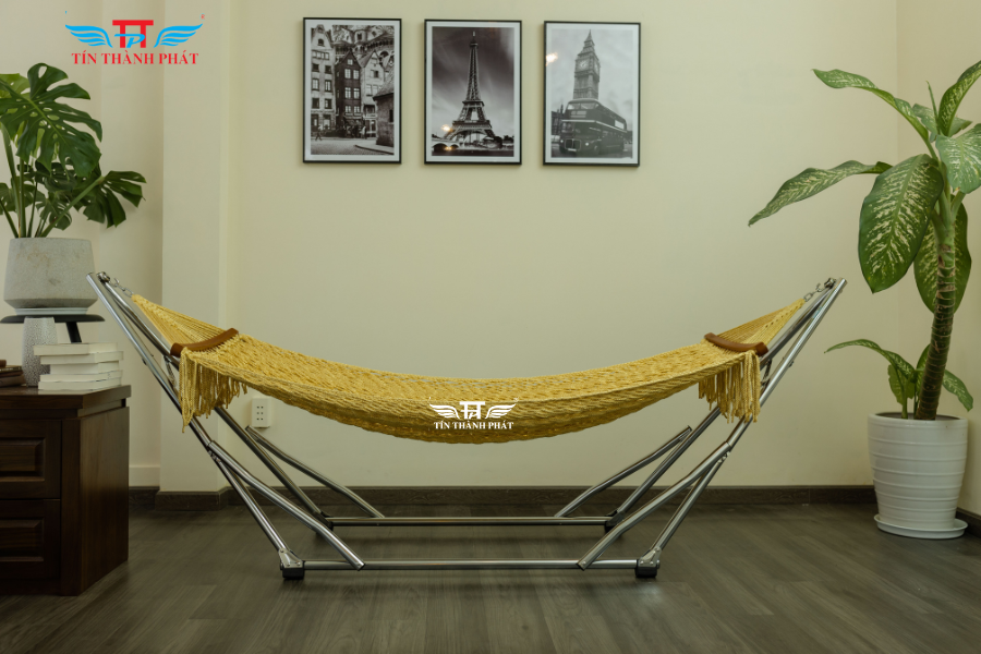 Set of chromium stainless steel hammock with big signal